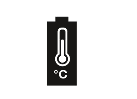 Grafische Darstellung eines Thermometers.