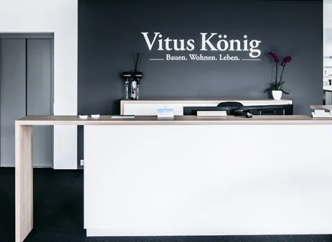 Der Empfang der Ausstellung von Vitus König in Aalen.