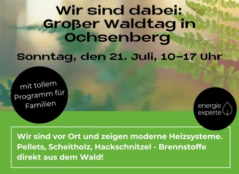 Flyer zum Waldtag in Ochsenberg