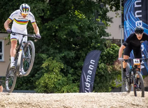 Teamevent "Mountainbike Weltcup Aalen" mit 2 Bikern