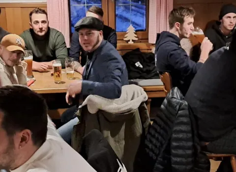 Neujahrsevent in einem Gasthof