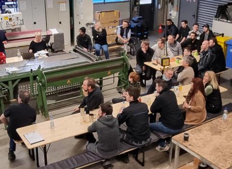 Firmeninternes Teamtreffen bei Vitus König im Werk