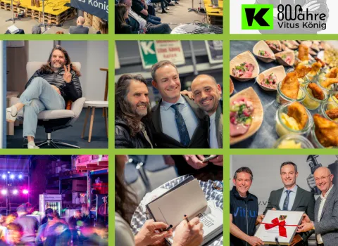 Impressionen der 80-Jahre-Feier von Vitus König – mit Partnern, Wegbegleitern, inspirierenden Gesprächen, kulinarischen Highlights und einem unvergesslichen Fest in besonderer Atmosphäre.