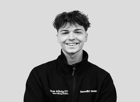 Benedikt Hamler, ein Azubi bei Vitus König