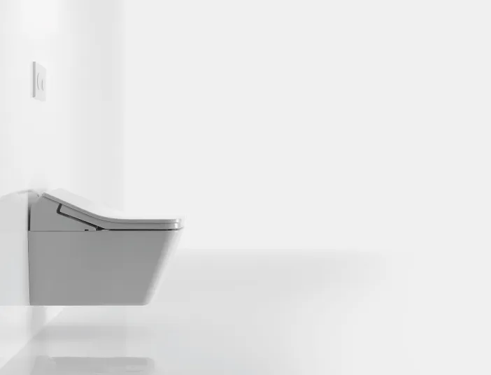 Glänzend sauberes WASHLET SX von Toto.